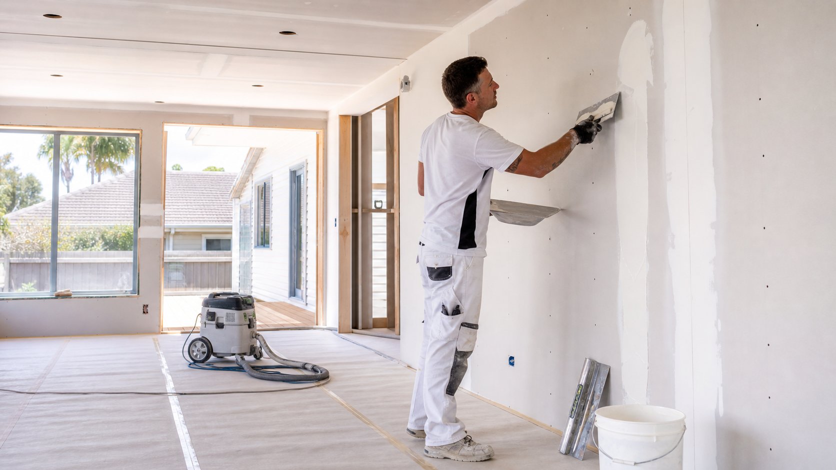 Professional Level 4 GIB stopping and plastering